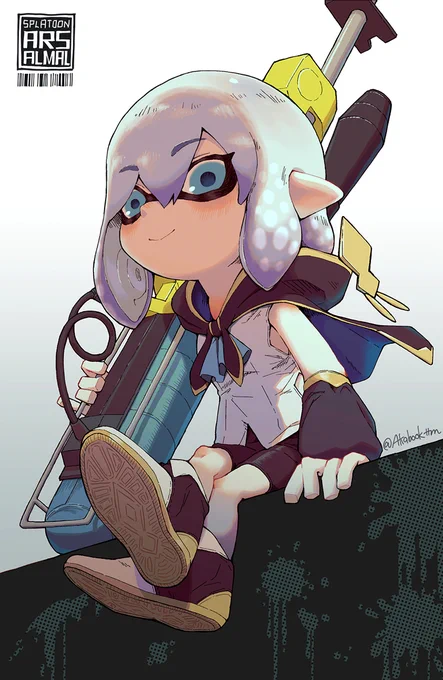スプラトゥーンアルスちゃん🔫🦑
#マル描いてちょんっ 