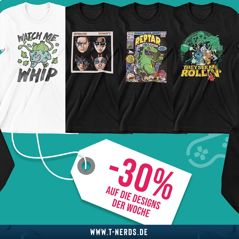 Lootchest_DE's tweet photo. NEU NEU NEU! 
Dicke 30% Rabatt auf diese vier coolen Designs!
Gehe jetzt auf https://t.co/j38fNkZhuE und sicher dir dein neues Lieblingsshirt, Pullover oder Hoodie!🎁
Unsere wöchentliche Erinnerung!

#tnerds #nerdshirt #gamershirt #geekshirt #gamer #geek #tshirt #rabatt https://t.co/cXbTOjXJVq