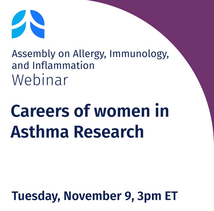 It’s tomorrow! 3pm ET!

Register here:
thoracic.zoom.us/meeting/regist…

#WomenInMedicine #asthma #research