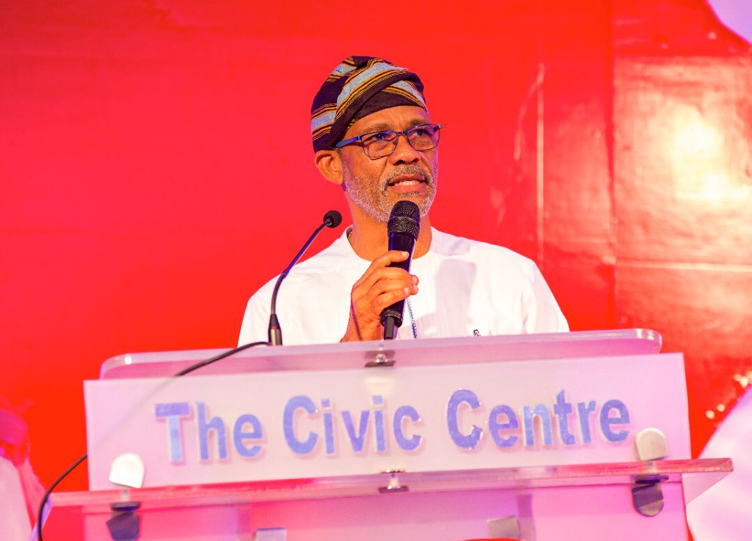 GETConsortium's tweet photo. 🔺The Lagos state Honorable Commissioner for Health, @ProfAkinAbayomi at the just concluded 7th African Conference on One Health and Biosecurity.
#climatechange #biosecurity #vaccines #genomics #health #africanconference #biggestbiosecurityconferenceinafrica #getconference2021 https://t.co/YZJzd4l1q4