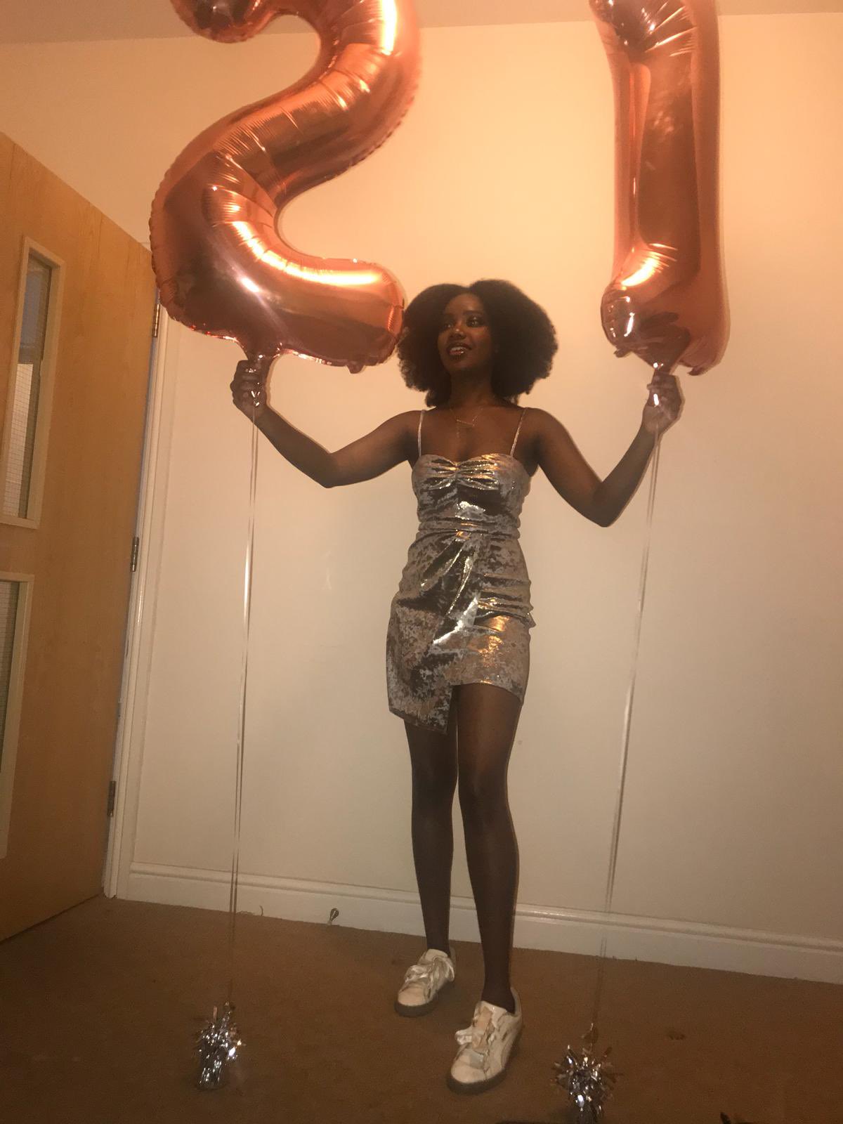 N on X: "Repurposed my 21st birthday dress for my 24th birthday outfit! My mind, ugh https://t.co/ZDR3sHL6iS" / X
