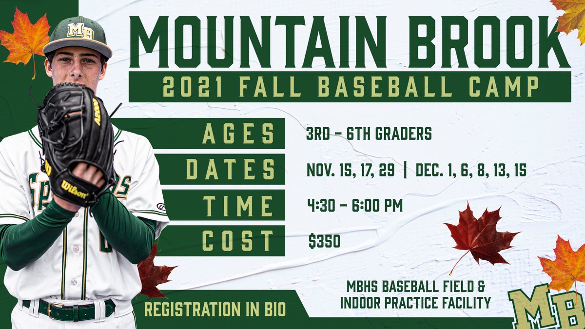 MB_Baseball's tweet photo. It's time for our Fall Baseball Camp!! Head over to the link in our bio - https://t.co/2DyLecjCRQ to sign up today! #mbbaseball https://t.co/CvXWNMllZS