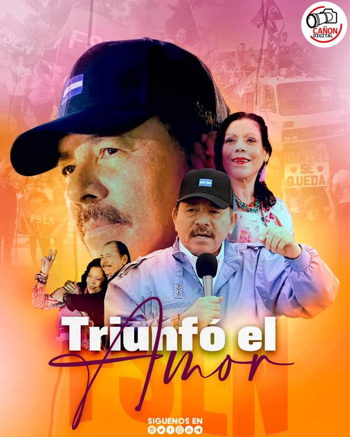 Coquitoh1's tweet photo. #JuntosLoLogramos, bueno como era de esperarse, triunfo nuestro partido rojo y negro, con una planificación organizativa deslumbrante. Triunfo el amor, Viva Nicaragua, viva nuestro Presidente. https://t.co/goVDHBNQ9j