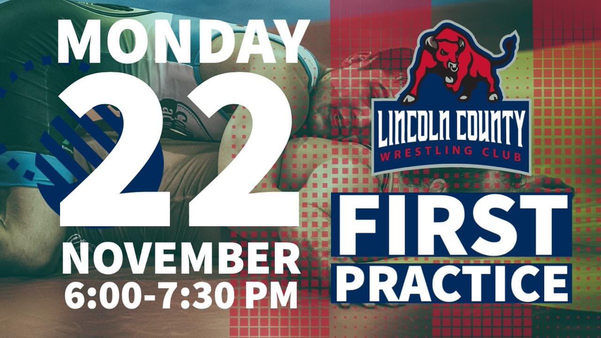 LinCoWC's tweet image. FIRST PRACTICE
🗓 Monday, Nov. 22 | 6:00 pm
📍 LJSHS (Wrestling Room)
⚠️ Enter via the North Entrance
@tescottschools @USD298Lincoln @USD299Syl_Luc