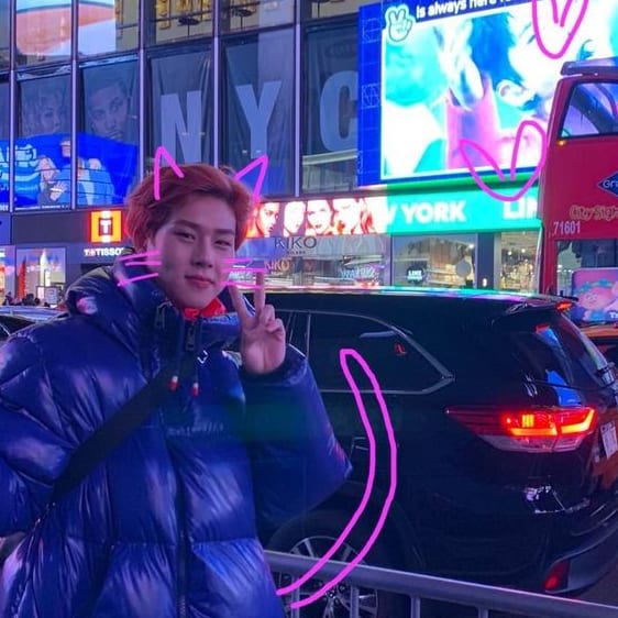 kihyunistapro's tweet photo. Miren a jooheon gatito 

#MAMAVOTE #monstax https://t.co/CJgI8EnMi6