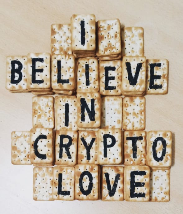 onpelpa's tweet photo. Hi I'm Toressi conceptual artist from Argentina and I just uploaded my Henesis. Now available!!!😅

I BELIEVE IN CRYPTOLOVE
Ink on Cookies-🫓🫓  25/25 Eds. 0.2xtz
https://t.co/yhJaIFZuBe

#nftartist #nftcollectors #nftcomunity #hen @hicetnuncarg  #Cookies https://t.co/mgTO5s6uwt