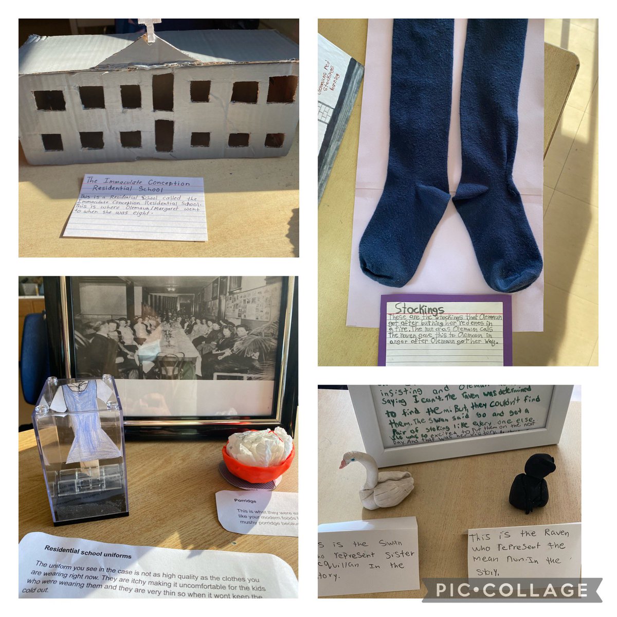 Today we transformed our class into a museum! “Artifacts” from the novel #fattylegs by <a href="/CJordanFenton/">Christy Jordan-Fenton</a> were showcased for “visitors” to explore. <a href="/BuchananPS_TDSB/">BuchananPS_TDSB</a> <a href="/tdsb/">Toronto District School Board</a> <a href="/LC3_TDSB/">TDSB LC3</a>