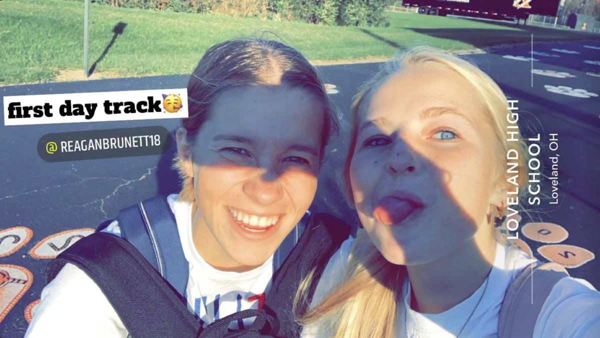 rbrunett6's tweet photo. first day of track w/ bestie @RyannEversole 💛 https://t.co/zPQY0VP85C