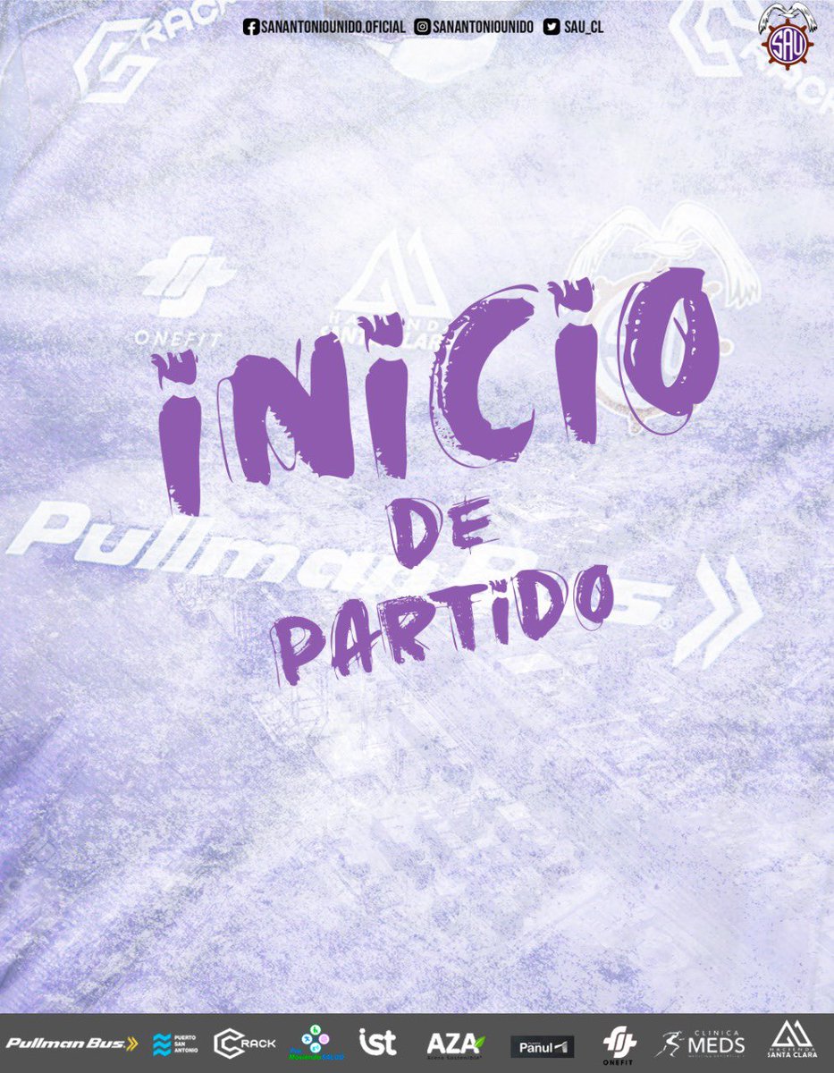 Comenzoooooooooo en Quillota!
Ya juegan San Antonio Unido ante Deportes Recoleta.

Vamos SAU!