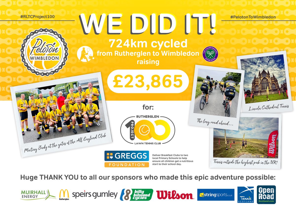 Peloton To Wimbledon tweet media