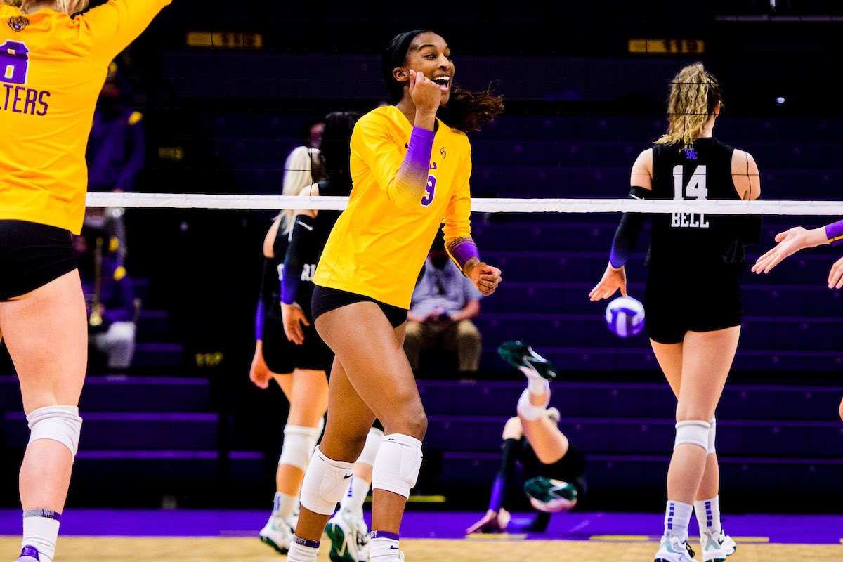 LSU Volleyball tweet media