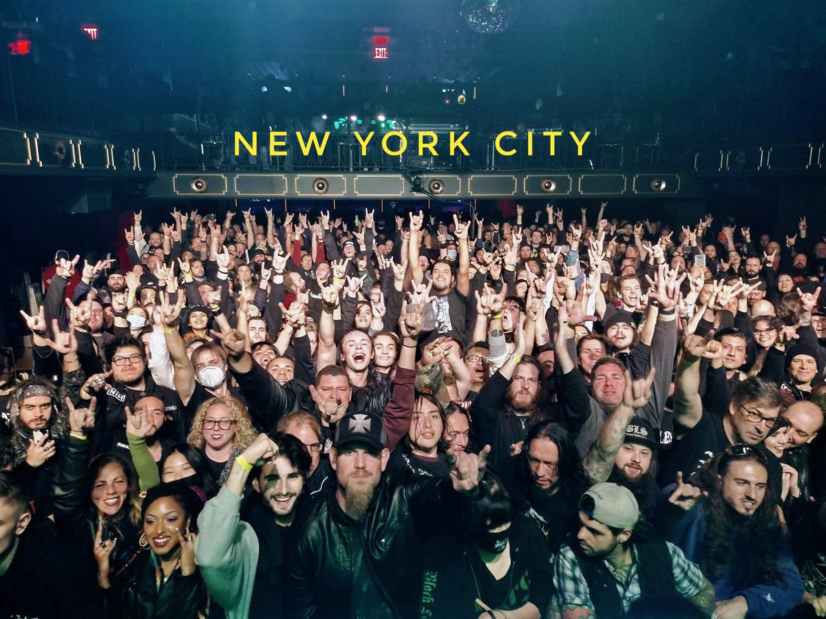 ThankYou NYC!
..the BigApple always makes these small town boys a bit overwhelmed but it was amazing to finally play a show for our NYC MetalFamily!!
Now, tomorrow we play in Hartford and are ready for another KillerShow with BigBrother <a href="/zakkwyldebls/">Zakk Wylde</a> &amp; @prongtheband 
who’s ready?