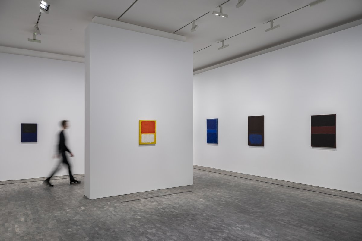 "1968: Clearing Away," our presentation of key paintings on paper from the final years of #MarkRothko’s life, closes November 13 at our new London gallery. pacegallery.com/exhibitions/ma…