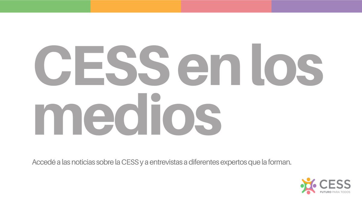 🔸Si querés acceder a las opiniones de diferentes integrantes de la Comisión de Expertos en Seguridad Social, en CESS en los medios podés encontrar entrevistas y notas sobre su trabajo: 🔗cess.gub.uy/es/CESS_en_los…