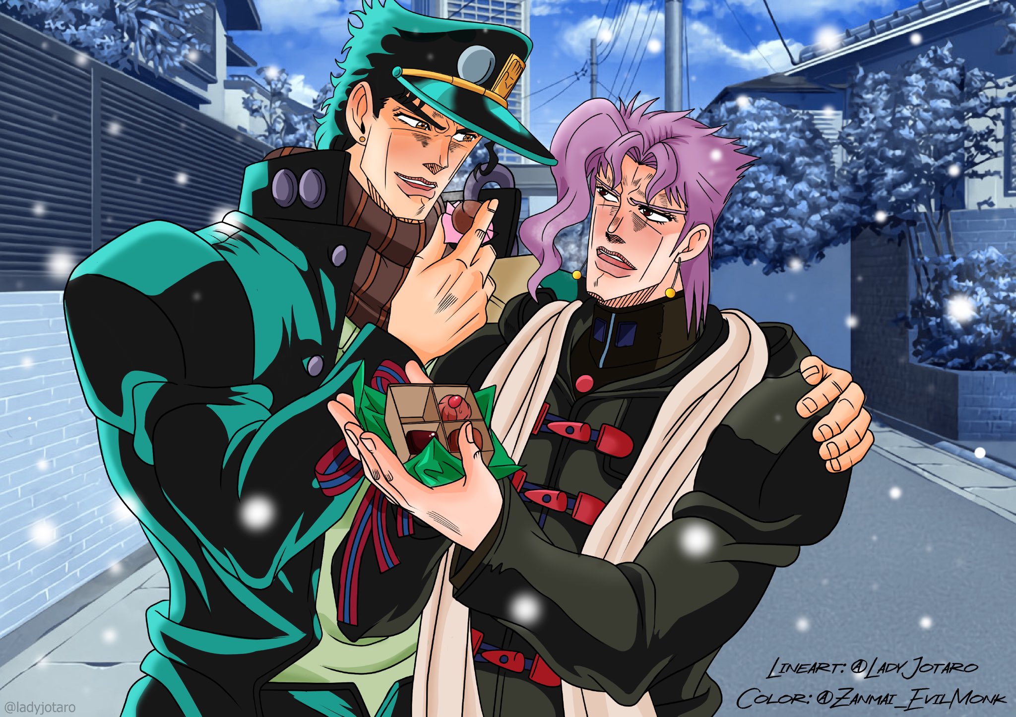 𝙕𝙖𝙣𝙢𝙖𝙞 𝙋𝙪𝙣𝙠𝙚𝙩𝙭 Color This In Your Style From Ladyjotaro I Wanted To Use The Colors From The Jojonium Edition This Time I Hope Ladyjotaro Likes It And So Do