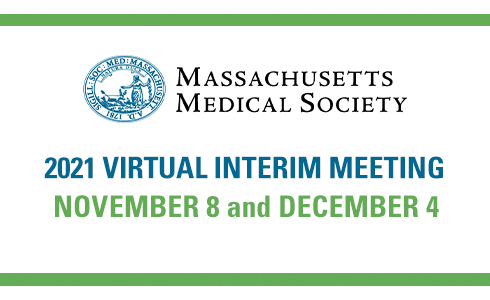 MassMedical's tweet photo. REMINDER: The 2021 MMS Interim Meeting kicks off TONIGHT with the House of Delegates Opening Session from 6:00-8:00 p.m. Please use the hashtag #MMSInterim2021 for social media sharing.
https://t.co/rFl2AqwJXB https://t.co/fTCNftQfWD