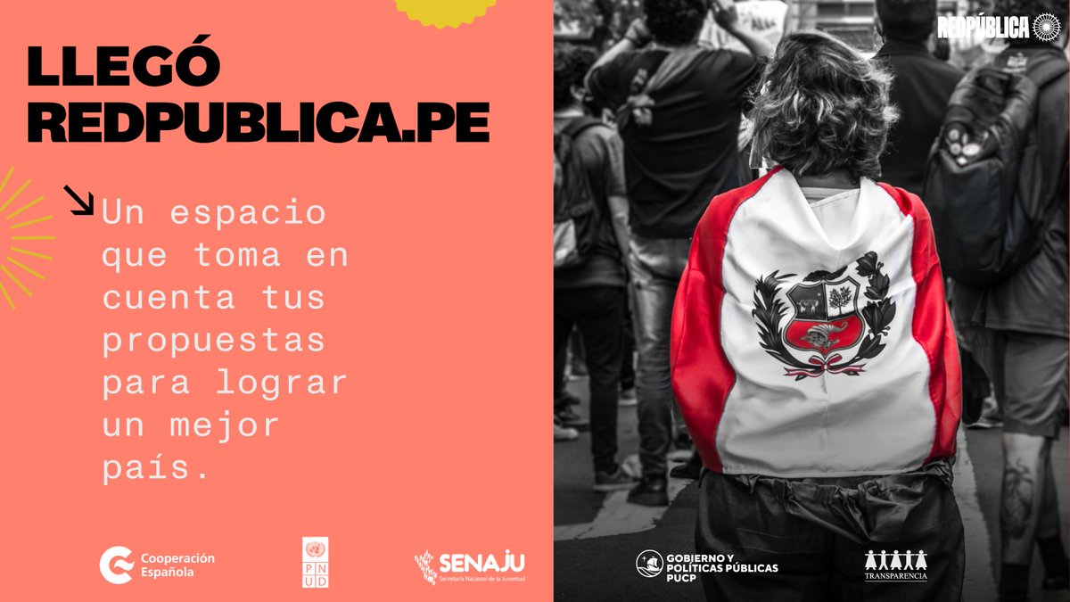 PNUDperu's tweet photo. Aunque las mujeres son la mitad de la población, su participación ciudadana se ve limitada. Hoy, llegó la hora de escuchar todas las voces ¡Regístrate en https://t.co/jBNTA6LsOK y comparte tus propuestas!

#Redpública #ElPerúQueQueremos🇵🇪 https://t.co/dHY3eHTnli