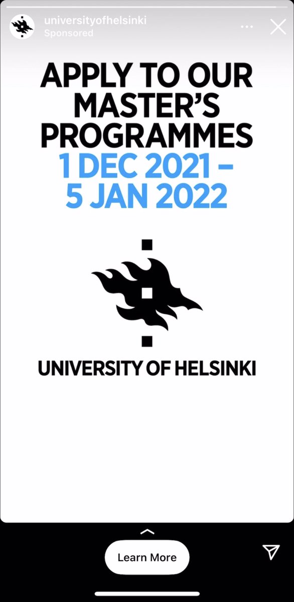the feminine urge to apply to university of helsinki for an 