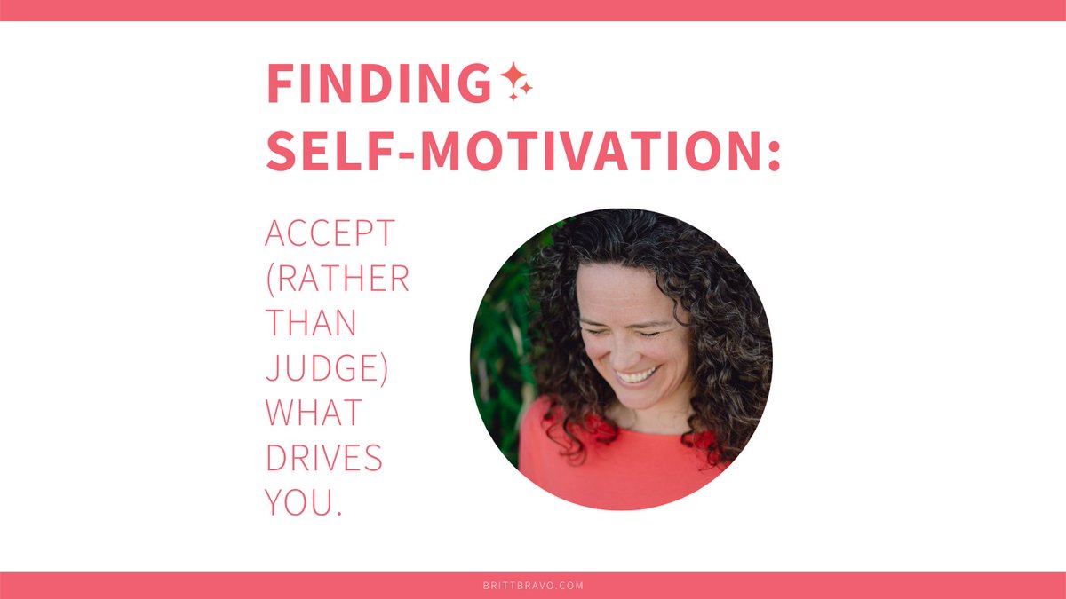 Hello Big Visionaries! Is there a work goal you'd like to achieve, but you're not able to access the self-motivation to do it? Instead of feeling badly about it, think of it as a great opportunity to understand what drives you. Read more: brittbravo.com/2021/11/08/fin…