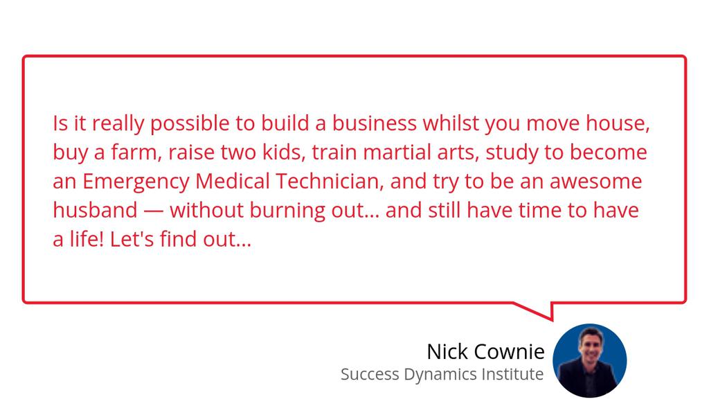 NickCownie's tweet photo. Take a sneak-peek into exactly how I spend my time everyday to build a thriving business without burning out.

Read the full article: WIDE: What I Do Everyday – Episode 2
▸ https://t.co/0mRjd3FFxt

#75HARD #WhatIDoEveryday #MultipleContentPieces #EnjoyTodaySVideo https://t.co/qZzVwuTFWj