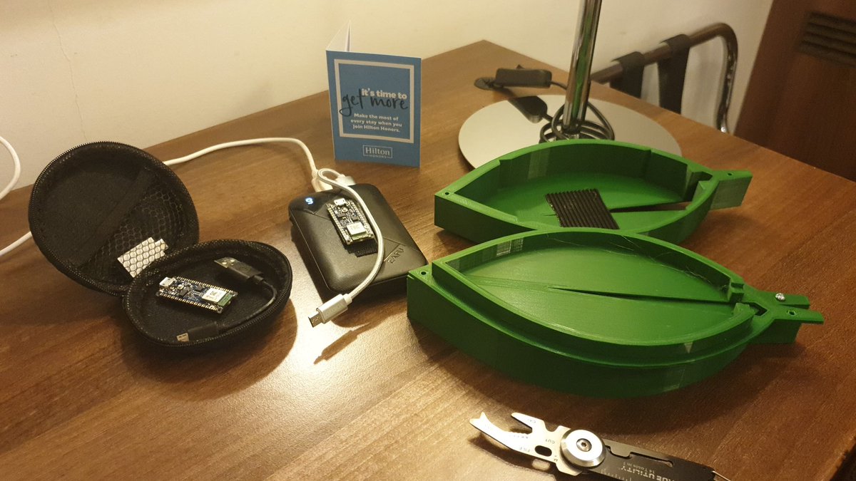 MakrOfAdventure's tweet photo. In my hotel room prepping for  #MongoDB .Local London with #Arduino and #raspberrypi (not shown) rathery than eating at @TheIvyGroup with @MarkLovesTech . #sodedicated https://t.co/1lXiP0TZs7