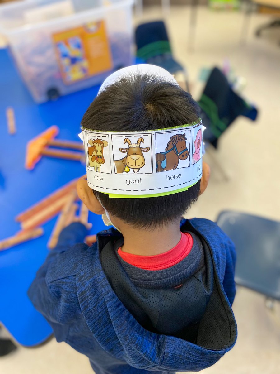 MsJacobs_Rm_15's tweet photo. Our #kinderstars learned all about farm animals today ya’ll! Songs, read alouds, just right books, morning message, writing, crowns, (and teachers’ outfits 😎) all focused around the farm today! @MrsTomer_Rm16 @jmcpg9 @PhillipsAveElem @AmericanReading https://t.co/nAI42oVl3k