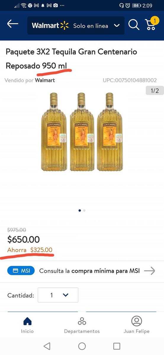 HERMES3MEGISTO's tweet photo. Qué pasa aquí @WalmartMexico @Walmart @WalmartMXyCAM @Profeco ??? Ofertas fraudulentas https://t.co/8kVMOqYDRq
