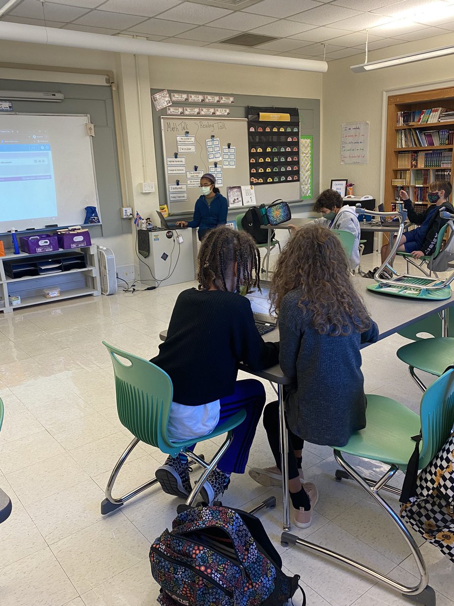 mrstyrrellEKP's tweet photo. After-school enrichment clubs started @powe_ek.  We’ve partnered with high school students from NC School of Science and Math, who are leading the clubs.  Today’s club are Intro to STEM-airplanes and coding to help rescue the squirrel. Reach out if you want to join! #WeAreDPS https://t.co/j6h9sujAEr