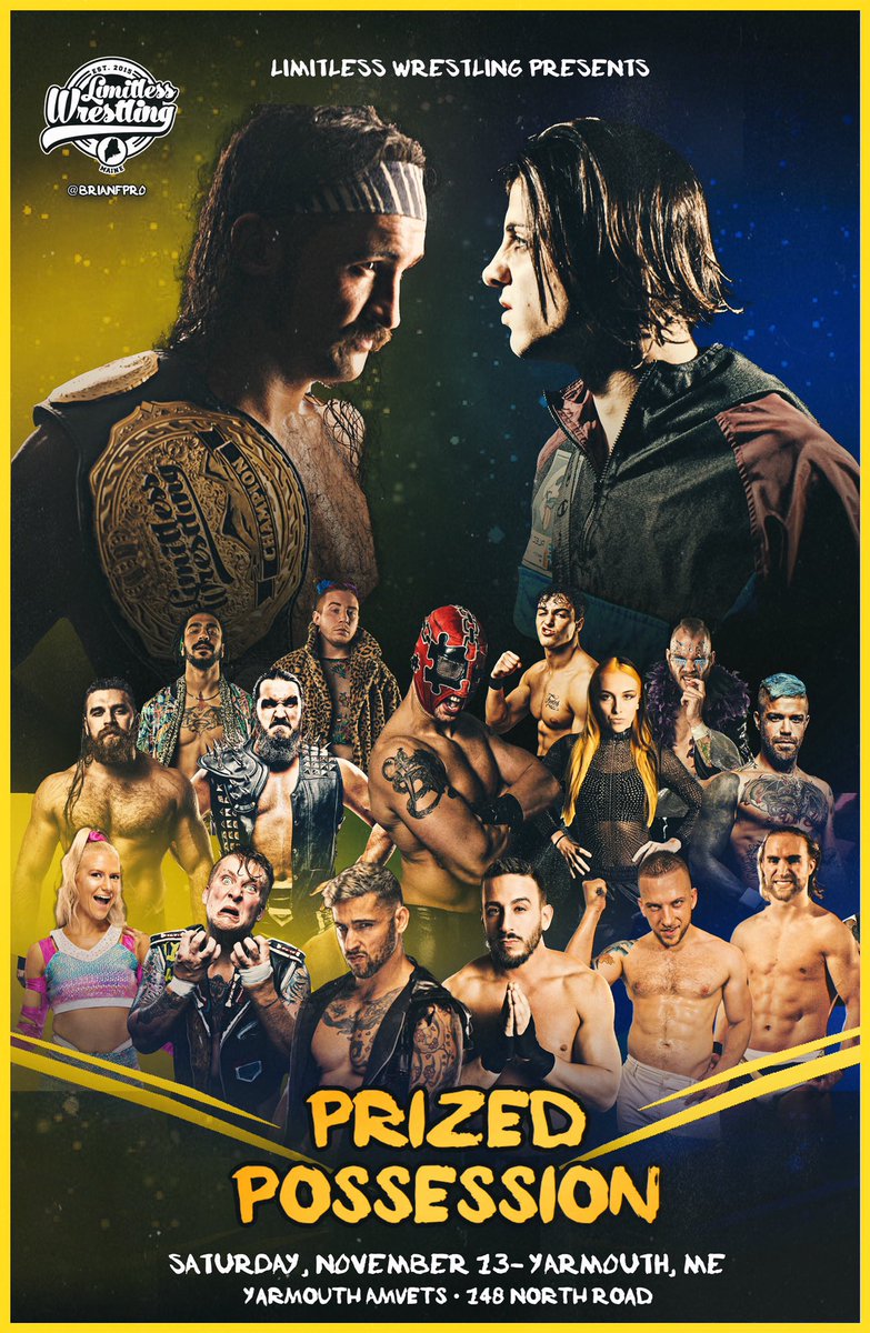 LWMaine's tweet photo. SOUND OFF 🗣

We’ve got another #AskLimitless edition of the Limitless Wrestling Podcast coming this week!

Drop your questions below ⬇️ https://t.co/8FGNrzb97A