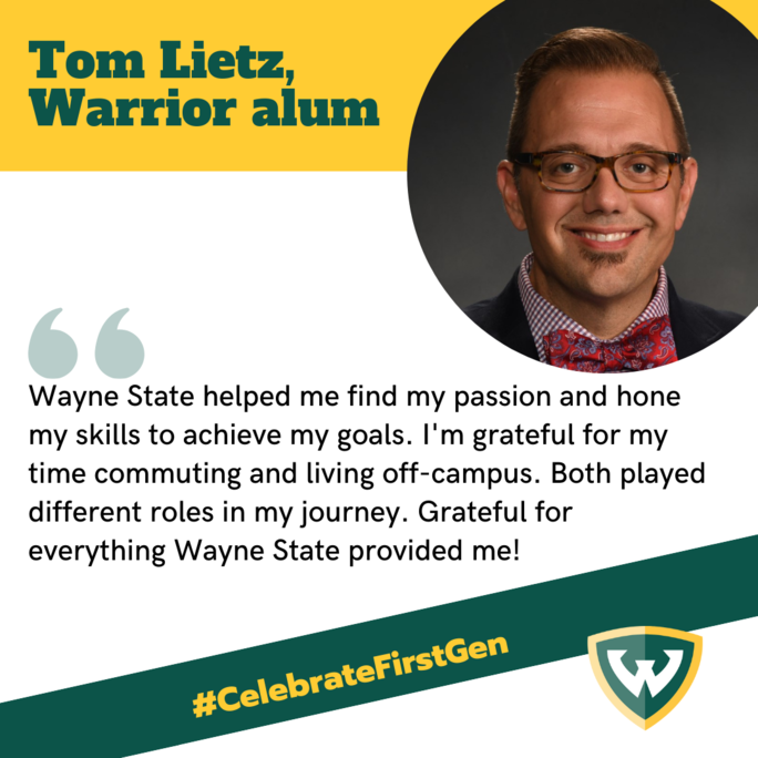 waynestate's tweet image. Today, we acknowledge the Warriors in our community who are blazing trails as first-generation college students. We are proud of all of their accomplishments.

#CelebrateFirstGen
#ImFirst