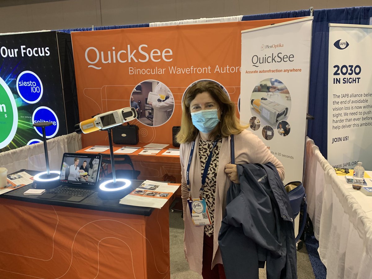 MarcoslabUr's tweet photo. Catching up with @PlenOptika at @aaopt #optometry #Quicksee #AccurateRefraction https://t.co/UB4F2GoYFZ