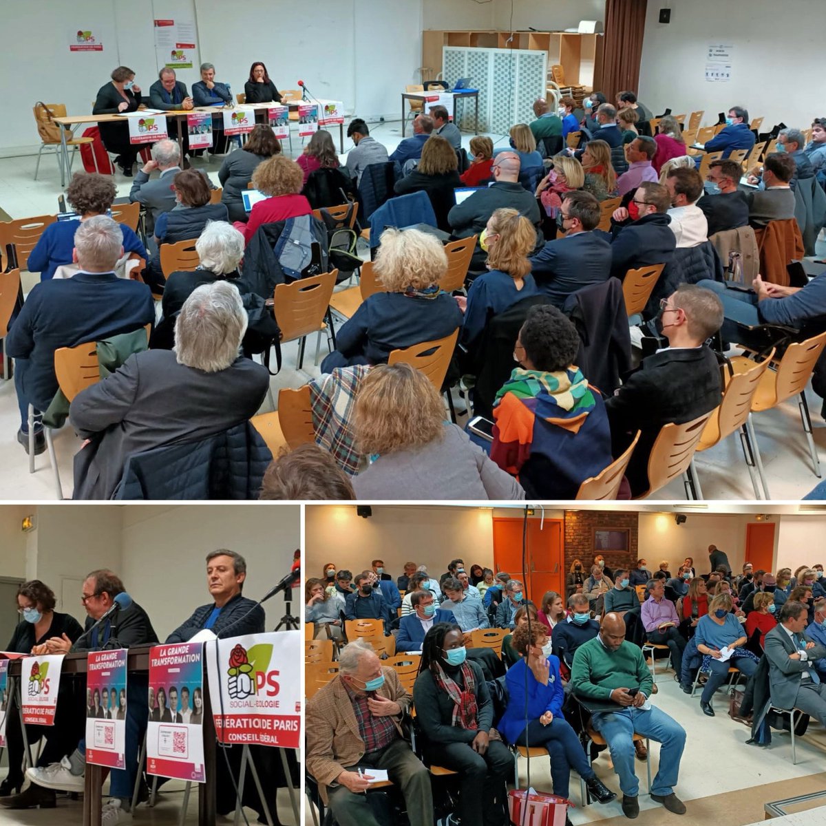 algrain_paris10's tweet photo. Grosse mobilisation au conseil fédéral ce soir des cadres parisiens du @partisocialiste du @PS_Paris pour traiter un imposant ordre du jour sur #presidentielles2022 #legislatives #academiesocialiste #campagnedadhesion https://t.co/LtxEcYmvwI
