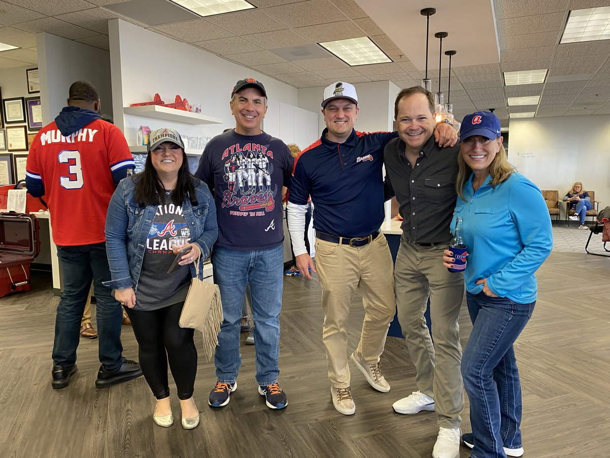 dtspade's tweet photo. #PeopleCount

Had the opportunity to celebrate the @Braves World Series Win with a parade party at our Atlanta HQ. Thanks to all of our friends, family, and clients that were able to attend! https://t.co/itBgPLMiXQ