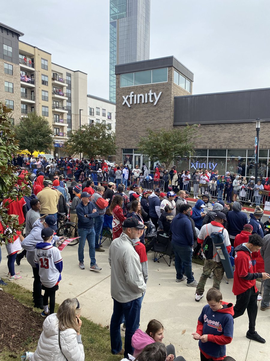 dtspade's tweet photo. #PeopleCount

Had the opportunity to celebrate the @Braves World Series Win with a parade party at our Atlanta HQ. Thanks to all of our friends, family, and clients that were able to attend! https://t.co/itBgPLMiXQ