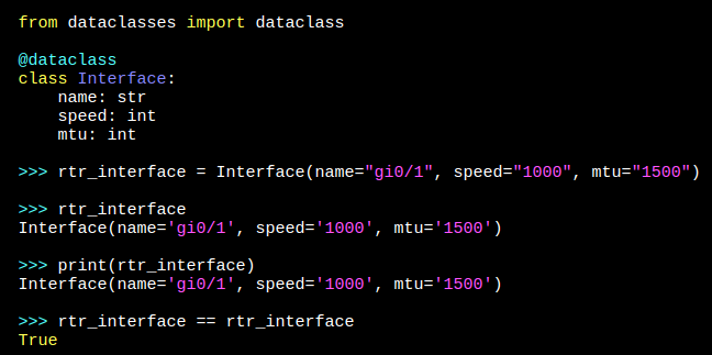Daily Python Tip 🐍🐧 (@python_tip) on Twitter photo Save time when writing Python classes - use dataclasses that generates special methods like init, repr, str and eq for you.
packetcoders.io/save-time-when…
#pythontip by <a href="/packetcoders/">Packet Coders</a>. Do you want to contribute a tip? Send it to bit.ly/pythontip or just mention us in your tweet. Save time when writing Python classes - use dataclasses that generates special methods like init, repr, str and eq for you.
packetcoders.io/save-time-when…
#pythontip by <a href="/packetcoders/">Packet Coders</a>. Do you want to contribute a tip? Send it to bit.ly/pythontip or just mention us in your tweet.