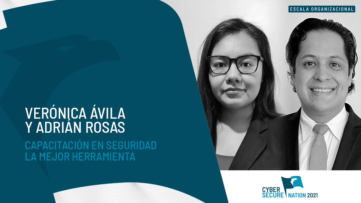 CYBERSECURENAT's tweet photo. Prepárate para la conferencia "Capacitación en seguridad, la mejor herramienta" de @verito_tap y @Adri4nMX en el CYBER SECURE NATION #CSN21 por @CONSEJOSIAC  

👉Activa el recordatorio
https://t.co/u0tZQP4kpT
📅Jueves 11 nov
🕙6 PM

#CyberSecurity #infosec https://t.co/vYvQeixSjc
