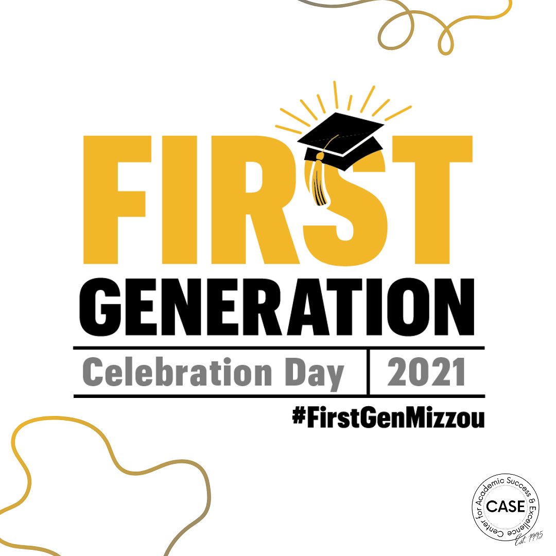 MizzouCASE's tweet image. November 8th is National First-Generation College Celebration Day and we are thrilled to celebrate our first-gen CASE scholars, students, faculty and staff at Mizzou. 

We are so proud of each and every one of you! 

#WeAreCASE #FirstGenMizzou #Miz