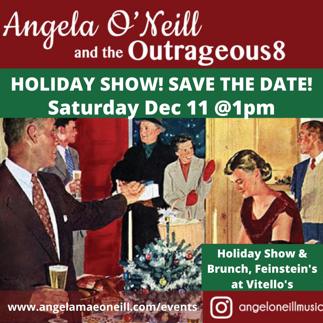 theoutrageous8's tweet photo. Day in day out - Al Timss with the Outrageous8 at Feinstein's at Vitello... https://t.co/G7GeAj5QCn via @YouTube Don't forget to get your tix for xmas. #outrageous8 #Jazz  #jazzmusic #Holidaymusic https://t.co/LiL1vTspBD