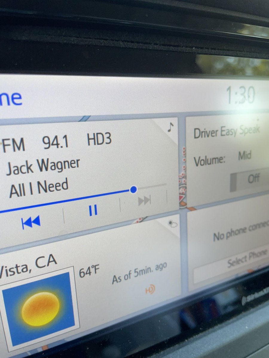 RandiRainwater's tweet photo. Thanks 94.1 for knowing what my Monday needed!! 😎🥰@JackWagnerhpk @GeneralHospital @KristinaWagnr @WCTH_TV #hearties @hallmarkchannel https://t.co/g7Cj2R1wLG