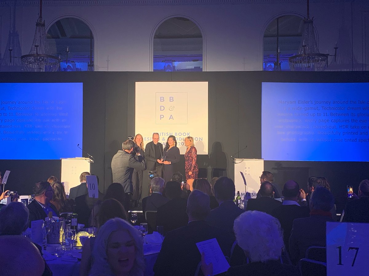The winner of the 2021 British Book &amp; Production Award for the Photographic Book category is <a href="/print_at_boss/">Boss Print</a> with Capri! Congratulations! #BBDPAs