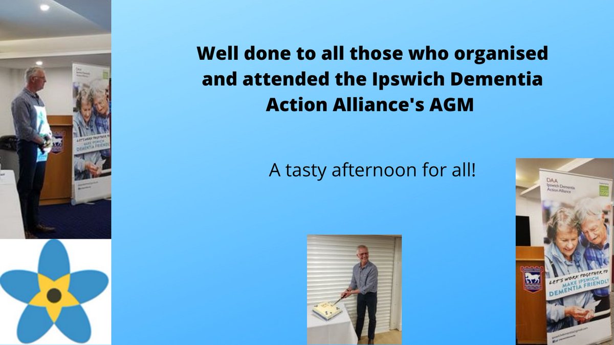 Thanks to <a href="/IpswichTown/">Ipswich Town</a> for hosting the <a href="/ipswichdementia/">Ipswichdementia</a> AGM. Making strides to ensure #Ipswich becomes a #dementiafriendly town. Great that the work of Roger Fern was recognised. Well done Liz @ITFC_SLO for picking up the inaugural award. <a href="/PeterBe1130/">Peter Berry</a>, another   great speech.