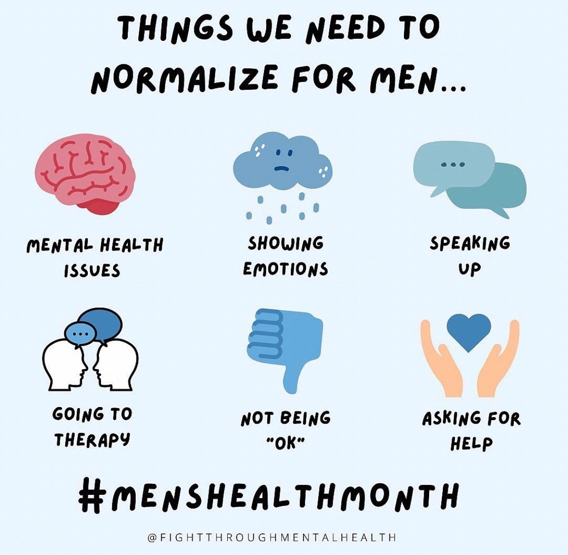 Shesoundslikeme's tweet photo. Tears don't discriminate. Emotions don't discriminate. And pain definitely doesn't discriminate. We're only human, after all.
Sending love and good thoughts to all of you on this Monday! π
ποΈ @fightthroughmentalhealth
#sslm #letboyscry #mencrytoo #feministpodcast https://t.co/JYrZdfz90o