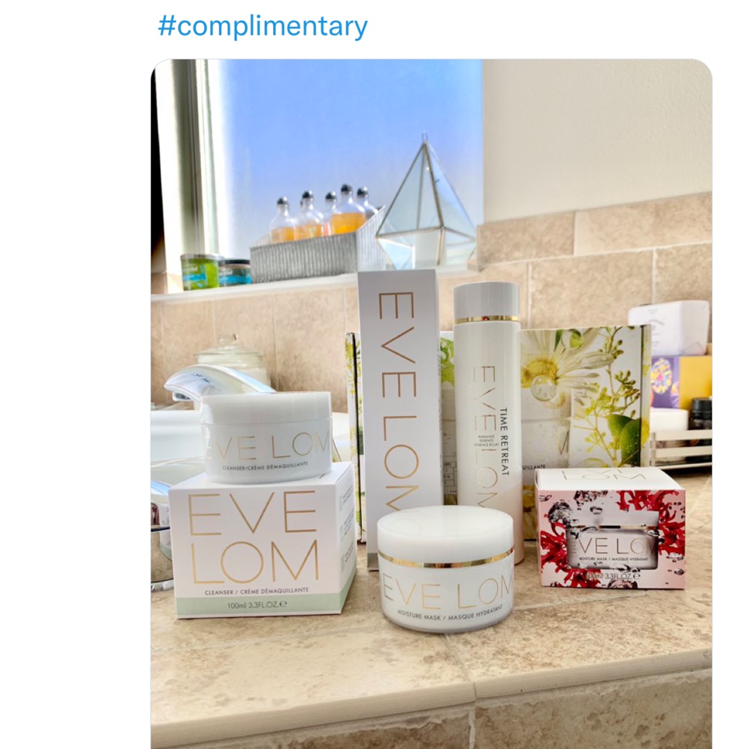 cosmetics_qween's tweet photo. Thank you #complimentary #WhereRadianceBegins #RevealYourRadiance @Influenster @eve_lom https://t.co/2VdFGNtUzZ