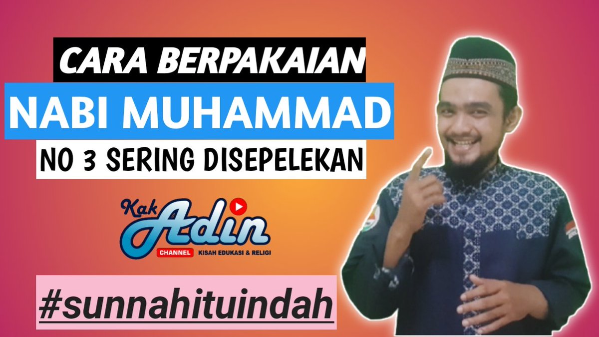 kak_adin's tweet photo. Begini Cara Nabi Muhammad Memakai Baju
https://t.co/lHrxMVLLaj

Berpakaian adalah rutinitas yang selalu berulang setiap hari. Nah, jangan sia-siakan menjadi sia-sia tanpa pahala.

Berpakaian menurut Nabi merupakan usaha kita agar mendapatkan pahala setiap melakukannya. https://t.co/0SQZgL3JzK