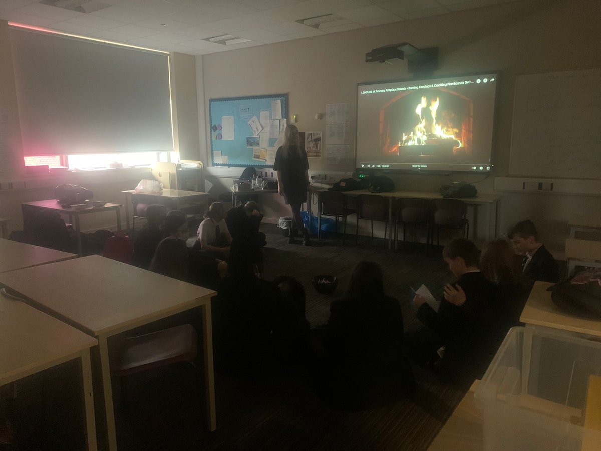 StAnnes_English's tweet photo. Today at Extra-Curricular Creative Writing Club, we finally got to share our ghost stories - Mary Shelley style with our own crackling fire and treats galore 👻 - and what incredible stories they truly were! @StAnnesAcademy @CranmerTrust https://t.co/r7tWf5jM9b