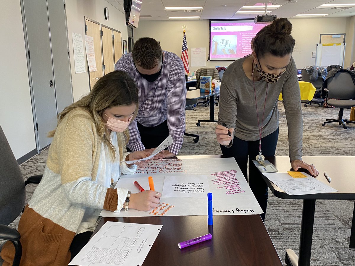 HooverARLisa's tweet photo. Literacy is alive at MASD! A great day of training, Integrated Literacy for year 2 Induction.  What a dynamic group! #MASDproud @coachbaughman @WendyArentz https://t.co/lNbwhDtBuC