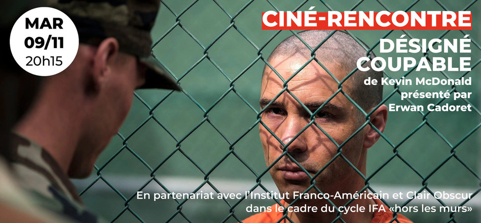 Cinema_ARVOR's tweet photo. 🎬Au #CinéArvor un #CinéRencontre👉🏻#DesigneCoupable de Kevin Macdonald.
🔸Présentation par Erwan Cadoret.
🔹Capturé par le gouvernement américain, Mohamedou Ould Slahi est détenu depuis des années à Guantánamo, sans jugement ni inculpation...
#Rennes #Culture @IFArennes https://t.co/jgLctFtFwr