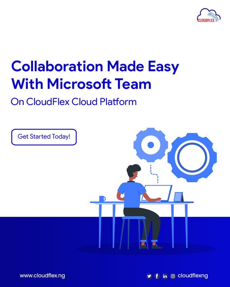 CloudflexNG's tweet photo. Collaboration made easy from anywhere with your clients and colleagues on Cloudflex Microsoft Teams Solution
Get started with us today.
Visit https://t.co/zGhiauUlcM
#cloudflexng #remotework #microsoftteams #WorkFromHome https://t.co/gVoY5gSI7T