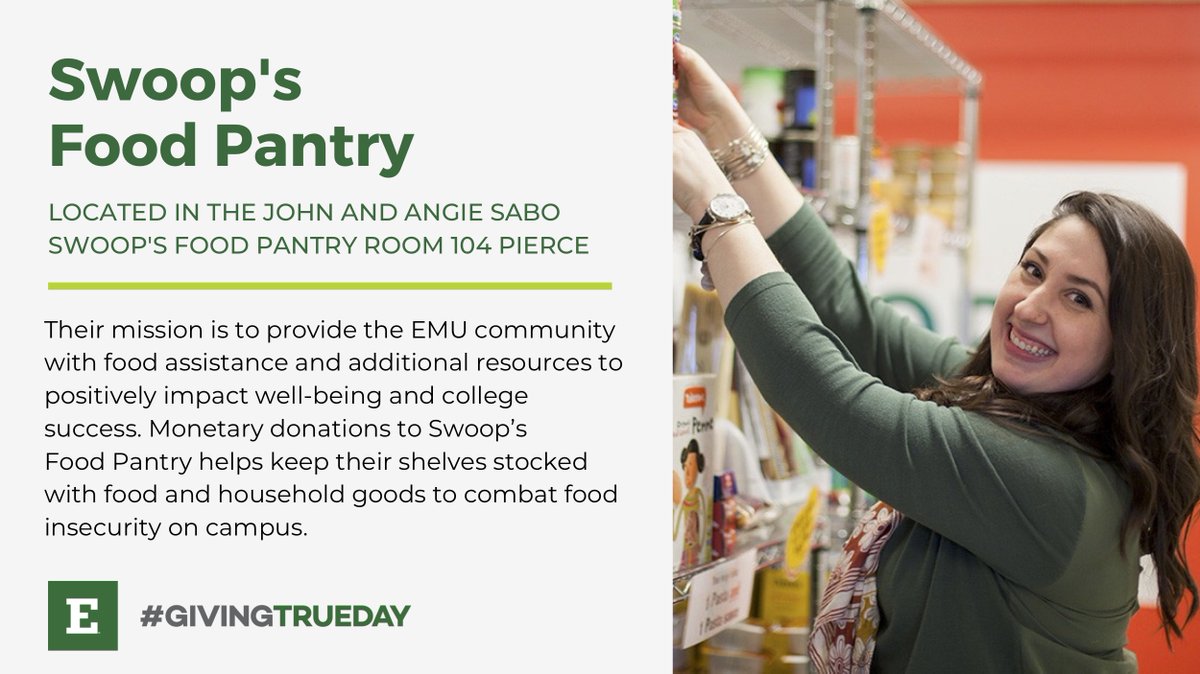 EMUCHHS's tweet photo. @swoopspantry provides food assistance and extra resources to help improve students' overall well-being and success.

You can help Swoop's Food Pantry by donating to https://t.co/kZMylAoN1B. https://t.co/TntwWvjJD0