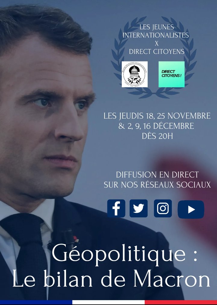 CitoyensDirect's tweet photo. Ravis de vous proposer un nouveau cycle de débats en partenariat avec les Jeunes internationalistes ! 

On débriefe ensemble le bilan géopolitique du quinquennat ! 

#FBPE #UE #sousmarins #Biden #Trump #Mali https://t.co/4ZfNhfp4FV